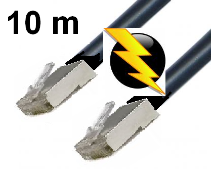 AT-CAT5GRND-10 | 10m Grounded, External CAT5e