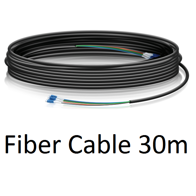 FC-SM-100 | Fiber Cable with Connectors - 30m, Single mode