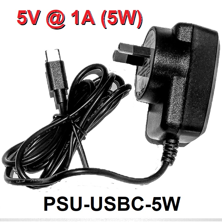PSU-USBC-5W | Power Supply, USB-C, 5W