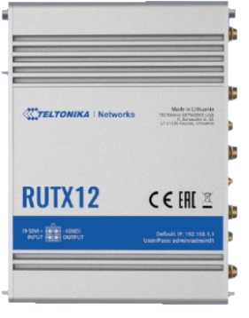 RUTX12 | LTE 600 Mbps Industrial WiFi/Router