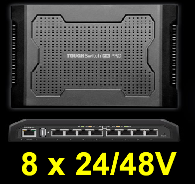ES-8XP | EdgeSwitch XP-8 Port 24V/48V Switch