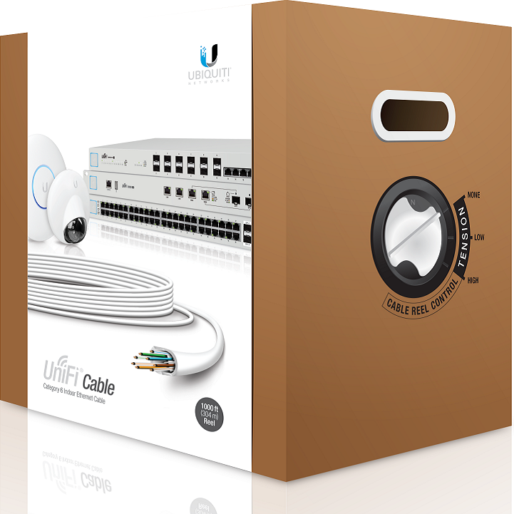 U-Cable-C6-CMR | UniFi  CAT6 CMR Cable, 304m