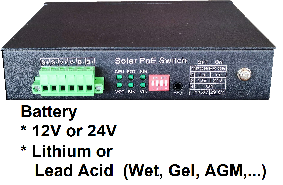 WI-PS306GF-UPS-V3 | 24-48V Solar UPS PoE Switch