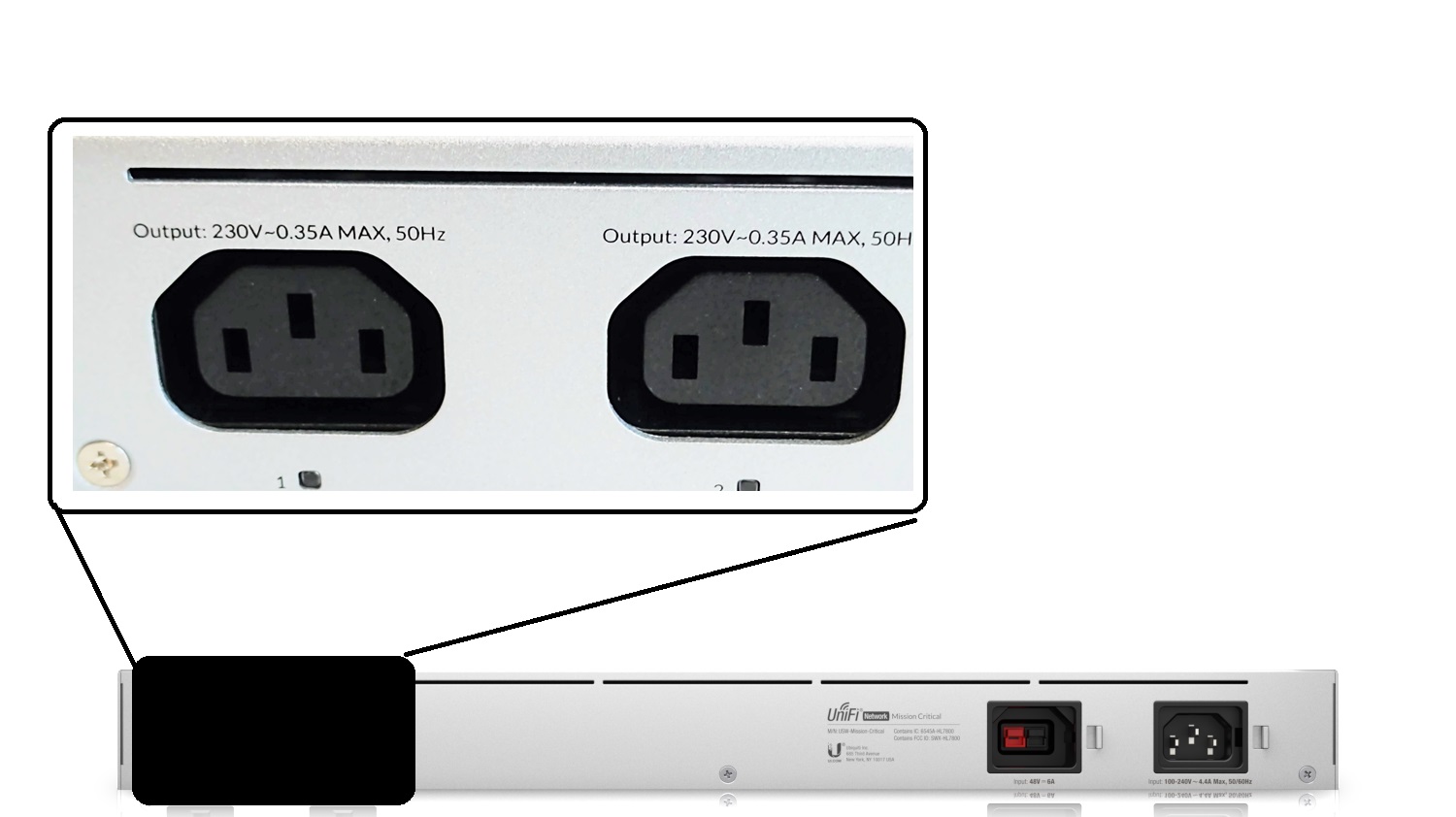 UBIQUITI Switch with integrated 368Wh Lithium-ion battery Mission