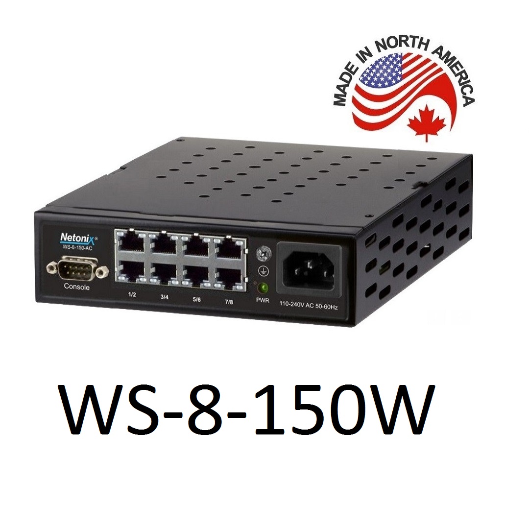 Managed PoE Switch Netonix WS-8-150-DC
